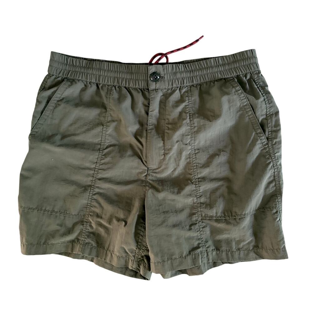 Alex Mill Straight-Leg Nylon Shorts in Green Size Large